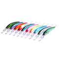 17cm 23.5g Large Size Long Tongue Fishing Minnow Wobbler Bait Artificial Plastic Deep Sea Big Game Lures