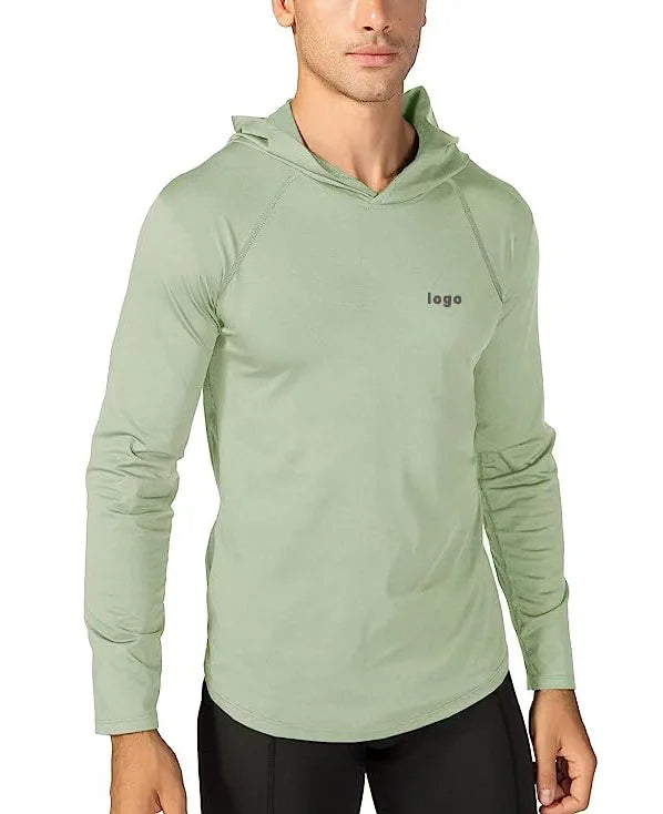 Outdoor Men's Plus Size UPF 50+ Sun Protection Breathable Long Sleeve Athletic Hoodie Quick Dry Waterproof Spandex/Polyester