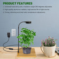 EDKFARM  Professional LED Plant & Aquarium Light - Full Spectrum USB Powered Modern Interior Design (Customizable)