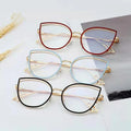 Optical Frame Glasses Block Blue Light Cat Eye Metal Frames River Optical Optical Eyeglasses Frames 2021