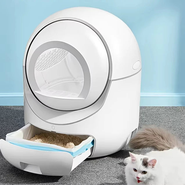 Automatic cat Litter Toilet APP Remote Control  Electric  Basin Smart cat Litter Box Scheduled Cleaning Smart Litter Box for cat