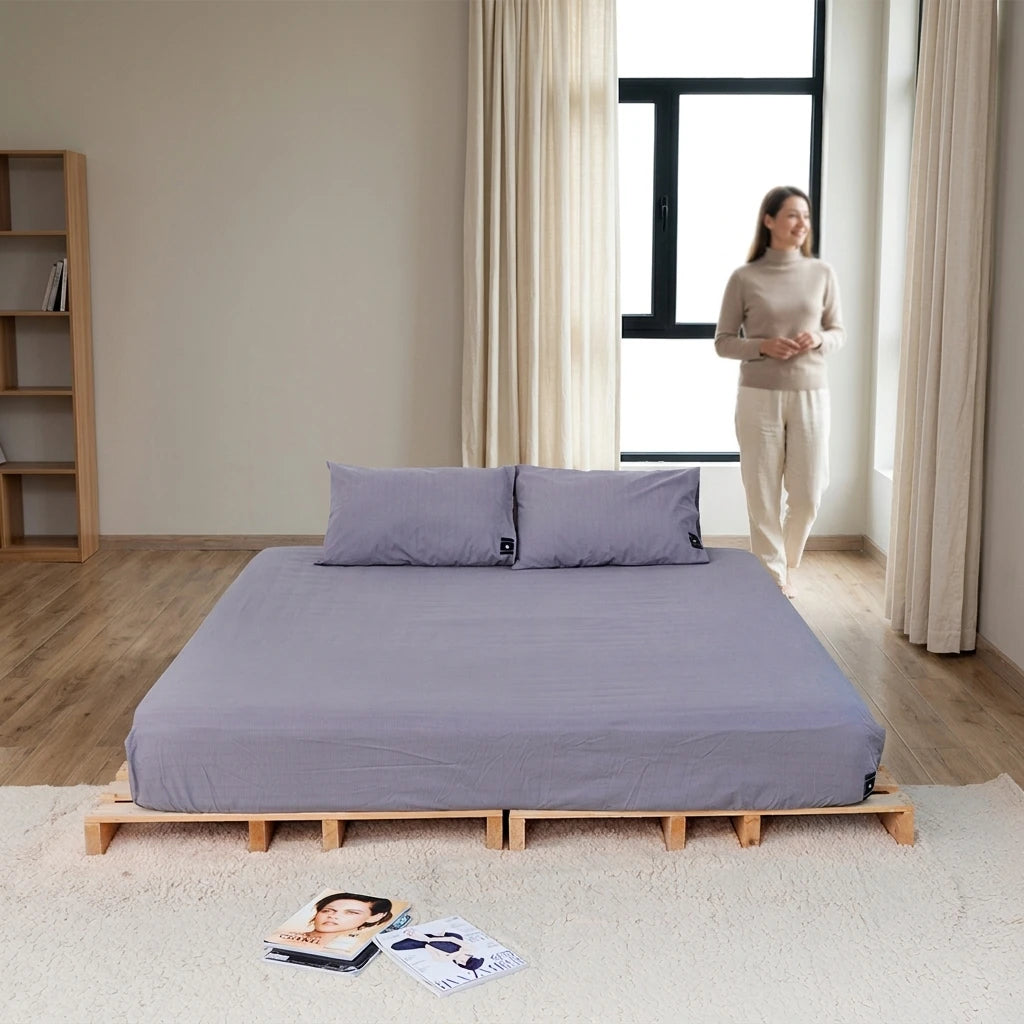 CONDUCTIVE Earthing Fitted Sheets with Grounding Cord