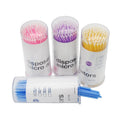 Beauty Tool Disposable Eyelash Cleaning Lash Extension Brush Cleaner Micro Fiber Tip Brush Applicator for Lash Extension