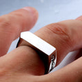 SS8-437R Steel Soldier Punk Skull Fashion Jewelry Gift Personalised Stainless Steel Name Ring