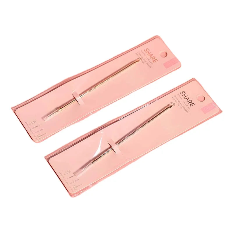 Private Label Double-Headed Stainless Steel Acne Needle Blackhead Removal Extraction Kit Case for Beauty Personal Care Products