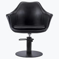 Black Hairdressing Salon Equipment Salon Style Chair Haircut Chair Beauty