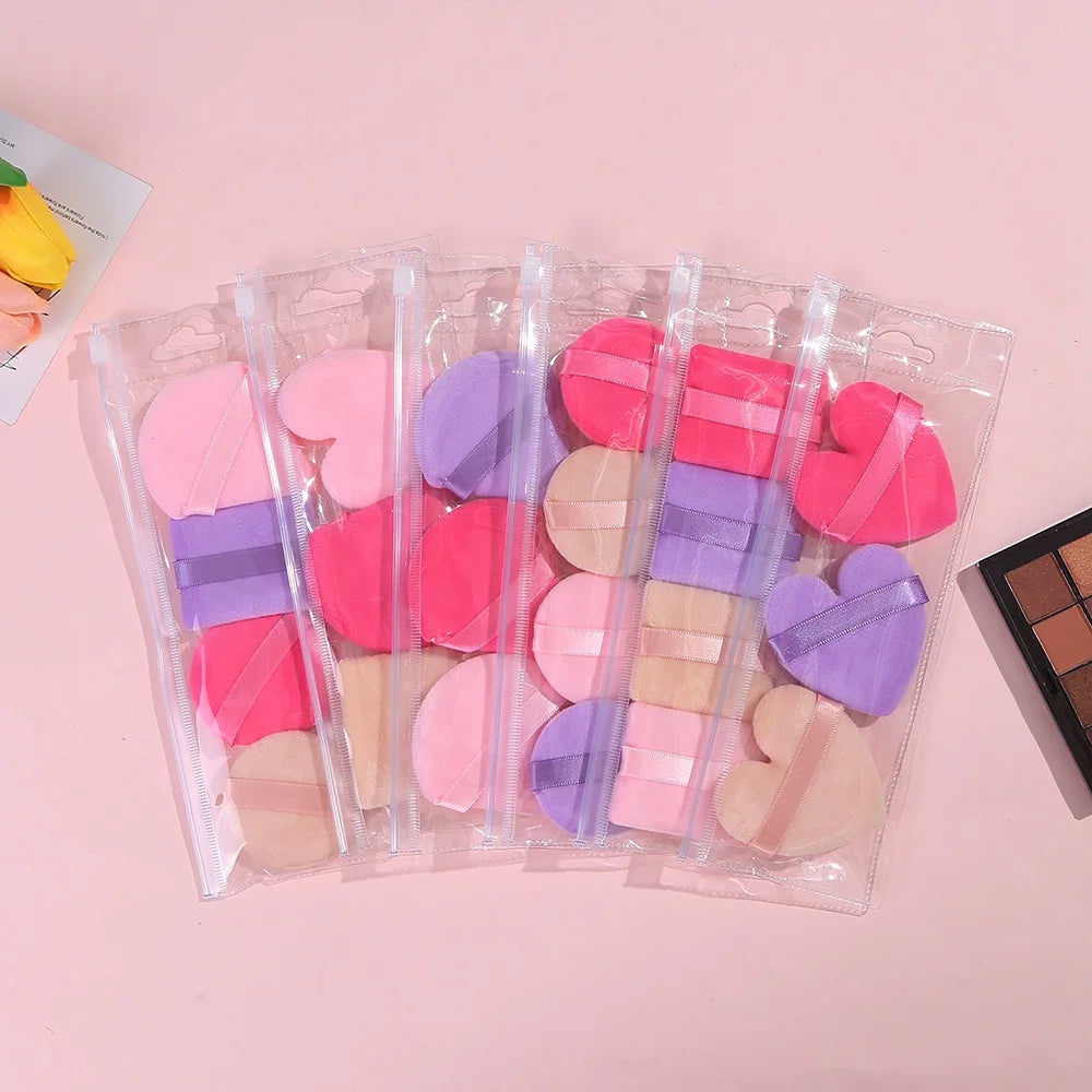 Round Pink Multi-color Cotton New 2023 Easy Beauty Concealer Cute Funny Velvet Super Soft Custom Shape Loose Powder Makeup Puff
