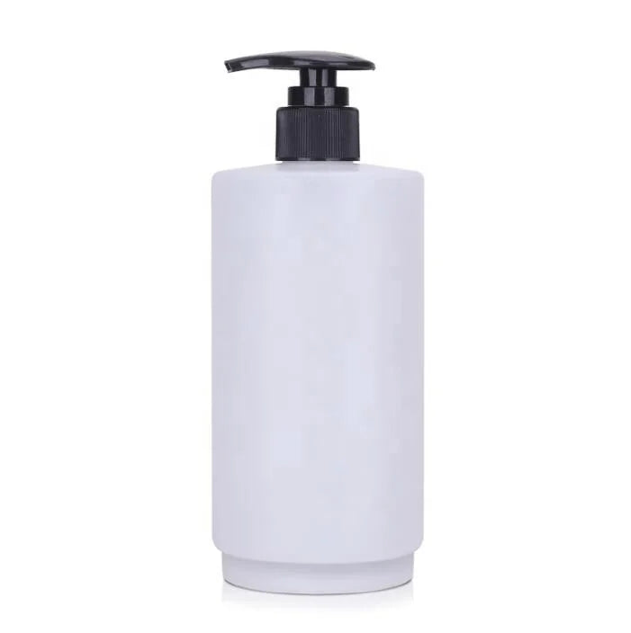 Wholesale ISO9001 Certified 450ml PE+PP Plastic Pump Sprayer Bottles with Customized Silkscreen Print for Shampoo and Lotion