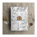 Wholesale 5x7 Pre-Folded Translucent Vellum Jacket Custom Floral Tracing Paper for Wedding Invitation Card for Valentine's Day