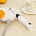 2020 New Fashion Simple Rechargeable Handheld Electric Whisk With Transparent Cover Creative Stainless Steel Stirring Rod