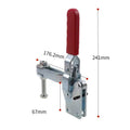 Wholesale Quick Release Vertical Toggle Clamp; Clamp with Adjustable Spindle GH-10248