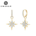 Diamond Stud Earrings New Arrival D Color Moissanite Original 925 Sterling Silver Huggie Hoop Star Drop Earrings