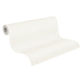 Made in Germany - Wallpaper rolls Solid Plain Colour White - Non Woven Vinyl - Wallpaper Linen Look for Walls - 1005 x 053 m