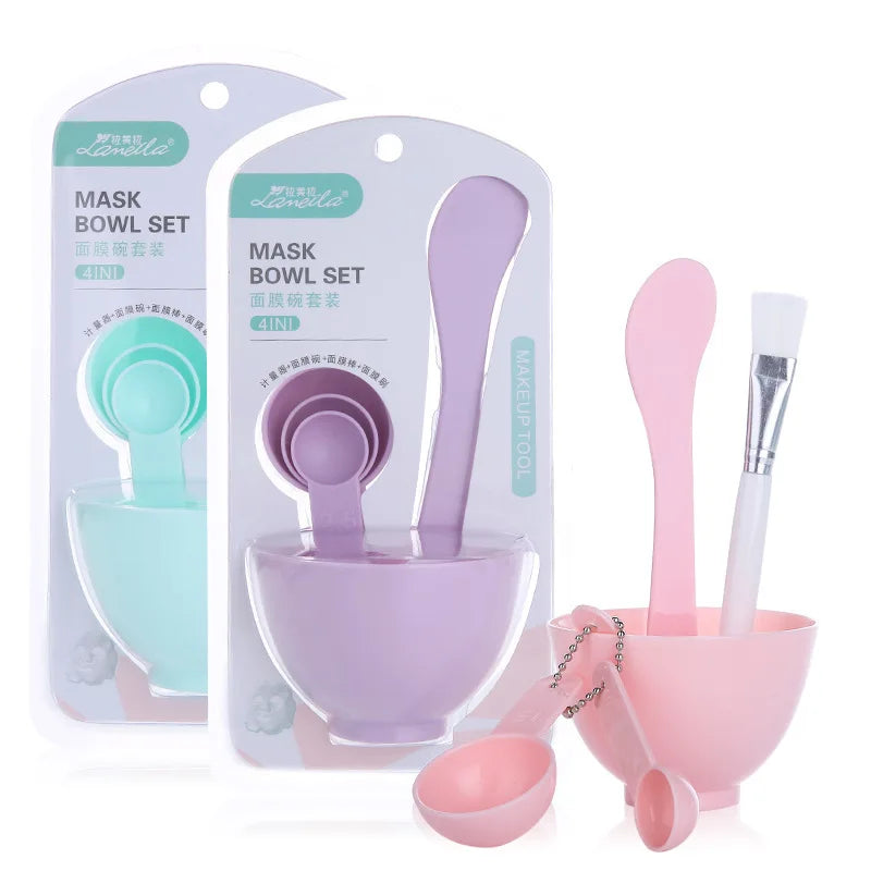 6pcs DIY Mask Bowl Mixing Brush Makeup Tool Set Face Mask Mixing Bowls Set Mask Mixing Bowl Set