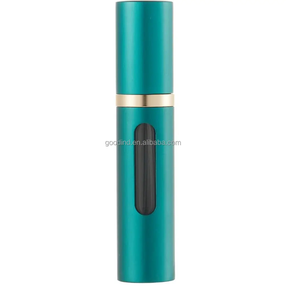 5ml Mini Refillable Perfume Bottle Bottom Filling Travel Aluminum Pump Spray