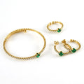 Wholesale Vintage Gold Zirconia Jewelry Dubai Wholesale Jewelry Set Price Discount Gold Necklace Fashion Jewelry Sets