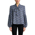 Women Floral Printing New Design Casual Long Sleeve Blouse Fashion Ladies Summer Blouses