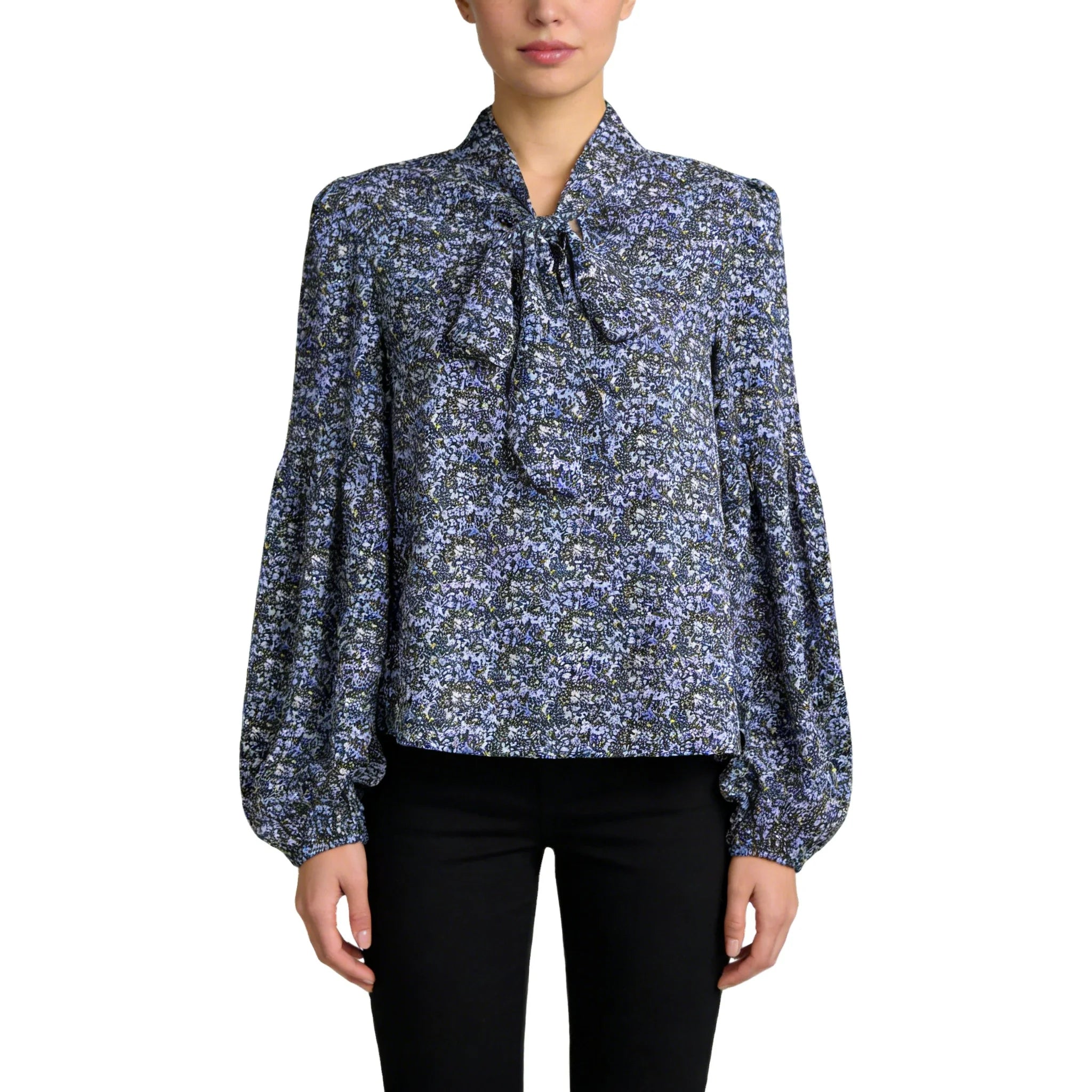 Women Floral Printing New Design Casual Long Sleeve Blouse Fashion Ladies Summer Blouses
