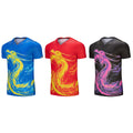 Lidong Mens Cool Graphic Tees Dragon t Shirt
