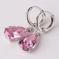 Wholesale Zircon Crystal Rhinestones Leaves Earrings Earrings Ear Studs Fashion Jewelry for Women Girls Gifts