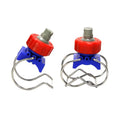 Adjustable Ball Single Double Clamp Cleaning Rinsing Flat Fan Water Spray Nozzle