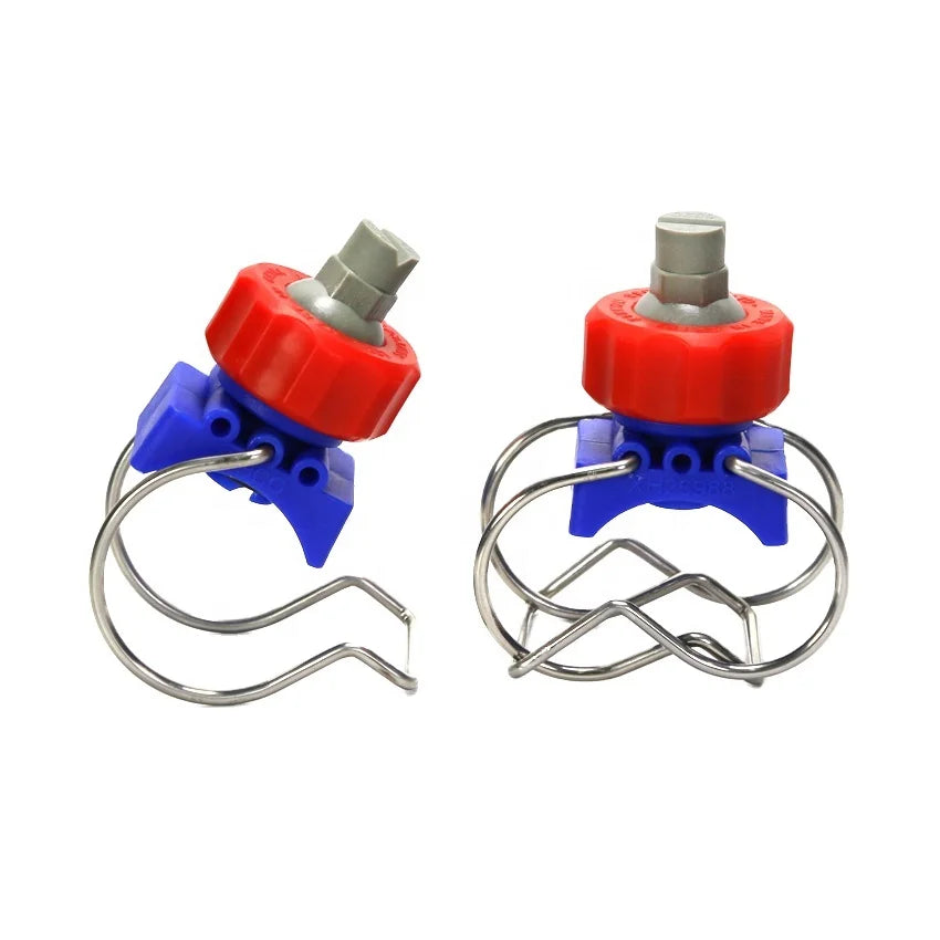 Adjustable Ball Single Double Clamp Cleaning Rinsing Flat Fan Water Spray Nozzle