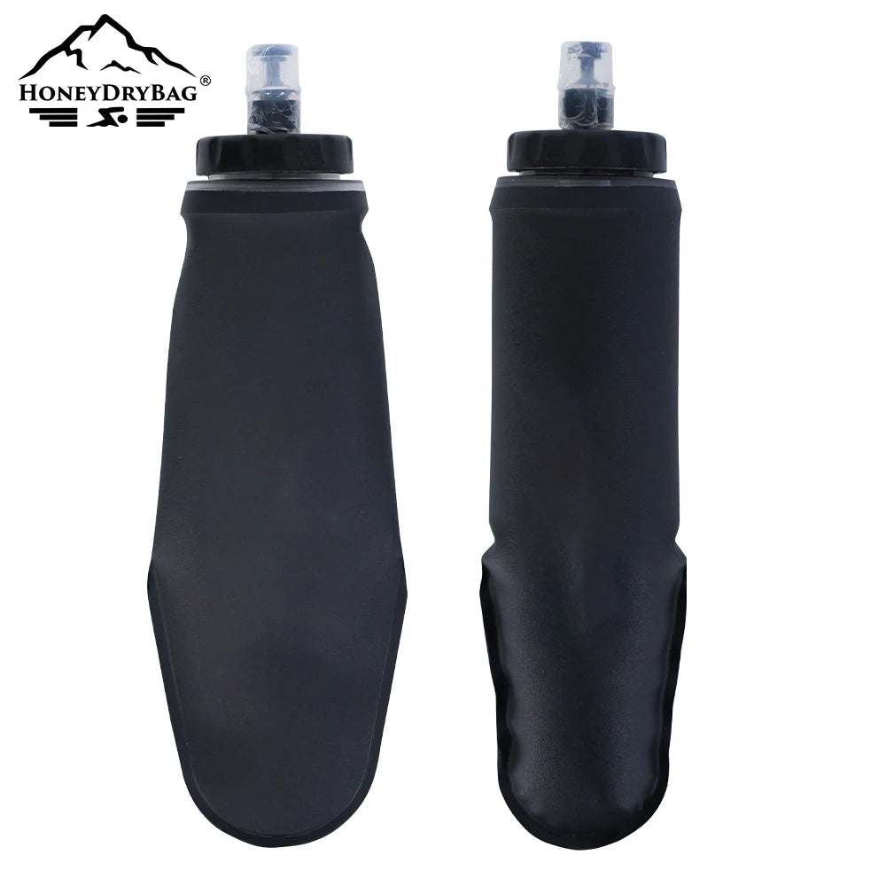 Low Minimum Order Quantity Food-grade TPU Foldable Water Bottle Reusable 500ml Running Soft Flask Tpu Water Bottle