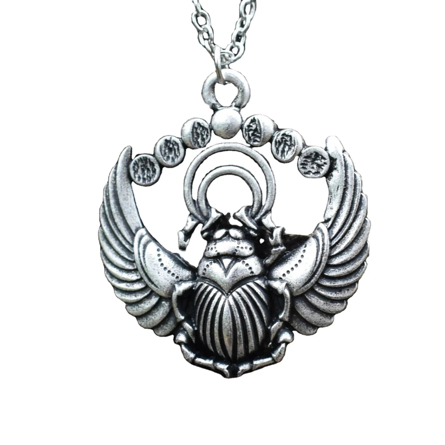 Custom Gothic Natural Insect Scarab Necklace Fashion Vintage for Women Charm Jewelry Gift