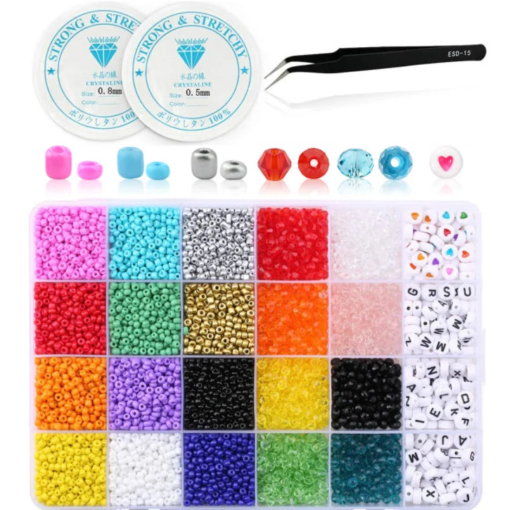 Cheap Price  Glass Seed Beads Mix Color  2mm Glass Beads for Jewelry Making