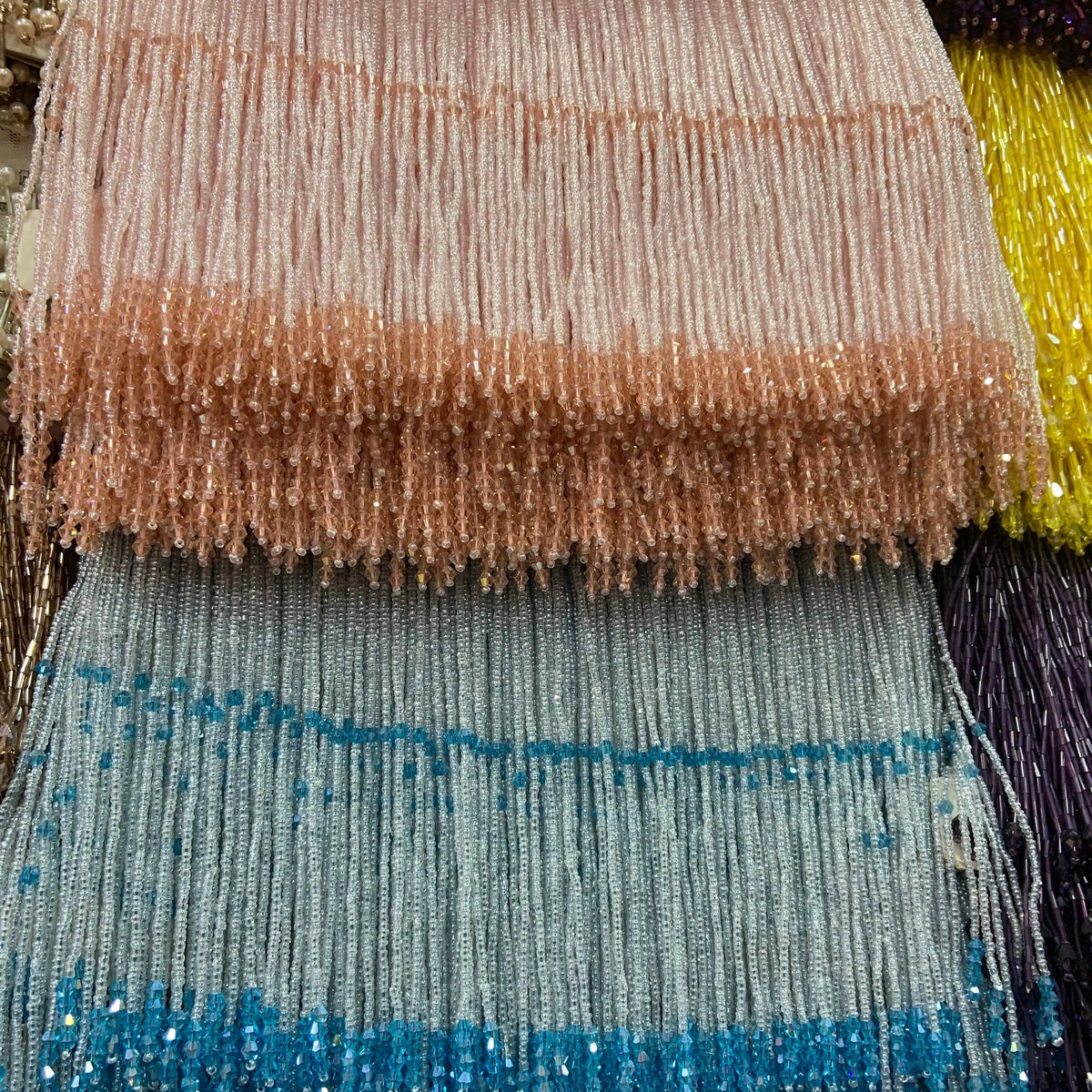 16cm Handmade Crystal Beaded Dress Tassel Fringe MegaBDM