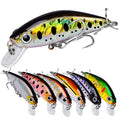 Wholesale Hessen 4.5cm 3g ABS Wobbler Minnow Hard Lure with Treble Hooks for Salmon River & Lake Saltwater Fishing