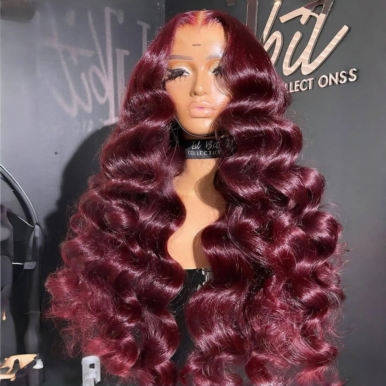 360 HD Full Lace Colored 99j 7x7 swiss Lace Closure Wig Body Wave Burgundy 13*6 hd Frontal Human Hair Wigs Loose Deep Remy Hair