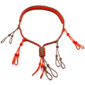 12 Adjustable Loops Hunting Equipment Nylon Paracord Duck Call Lanyard for Outdoor Hunter