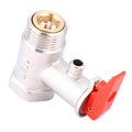 Safety Valve Water Heater Check Valve Pressure Relief Check Brass Nickel Plated 0.9mpa G1/2 Inch General Single Door Check Valve
