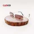 New Luxury Male Rectangle Rimless Sun Glass Popular Sunglass for Men Women