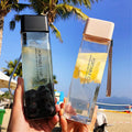500ML Best Quality Plastic Drinkware Custom Color Portable Gym Sports Square Plastic Water Bottle
