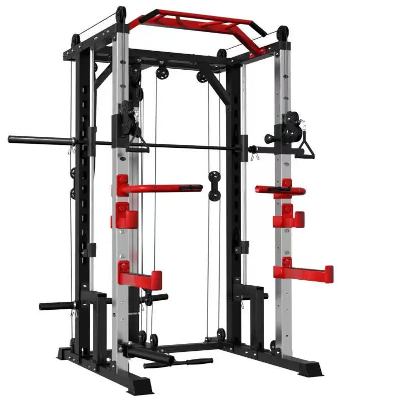 ZJFIT Multi-function Commercial Smith Machine Steel Home Gym Fitness Equipment Durable Strength Training 140kg Biceps Model Z-97