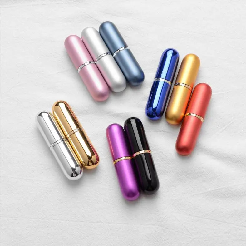 MUB Empty 3ml 6ml 10ml Round Refillable Aluminum Atomizer