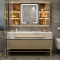 Hot sale Toilet Bathroom Wood Vanity Unit with Basin Bathroom Cabinet Manufacture