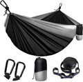 Woqi  2 Tree Straps Lightweight Nylon Parachute Hammocks Camping Hammock for Outdoor Double Single Portable Hammocks