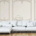 3D Relief Wall Decoration Molding Wallpaper with Cornwall Murals