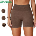 Wholesale Women Sportswear Seamless High Waist Yoga Shorts Butt Scrunch Fitness Shorts for Women MegaBDM