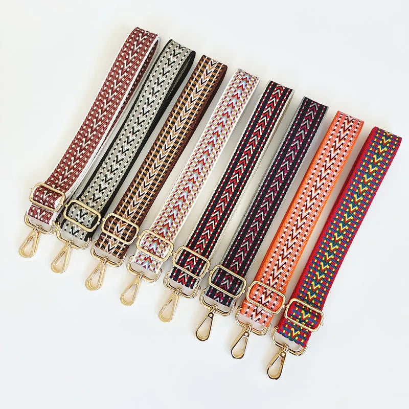 Deepeel GL019 5cm Crossbody Shoulder Straps Belt Adjustable Canvas Jacquard  Handbag Straps Bag Straps