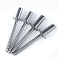 304 Stainless Steel Core GB12615 Round Head Open Type Semi-Steel Blind Rivet DIN Standard Dome Flat Head
