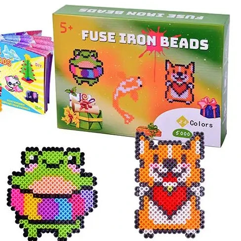 Manufacturers Wholesale 3D Puzzle Hama Perler Beads 5mm DIY Toy Cartoon Pattern Kids Creative Handmade Craft Eco-friendly