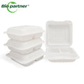 Manufacturer Mfpp Hinged Take-Away Containers Disposable Food Containers for Restaurants and Takeout Degradable for Camping