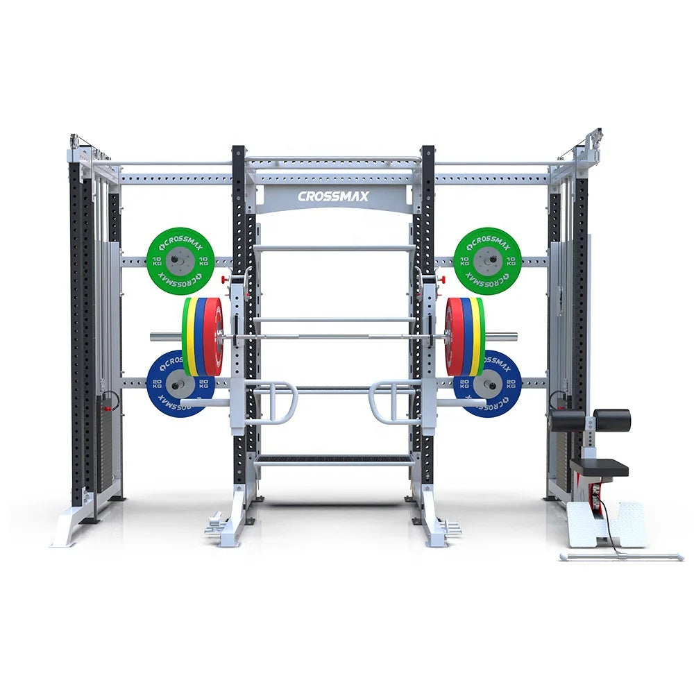 Commercial Gym Dual-Functional Training Machine Multi-Use ABS Cable Crossover Smith Equipment for Fitness Training