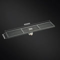 Customize 400MM 304 Stainless Steel Hidden Extended Floor Drain Anti-Odor Shower Drain Bathroom Accessories Drainer