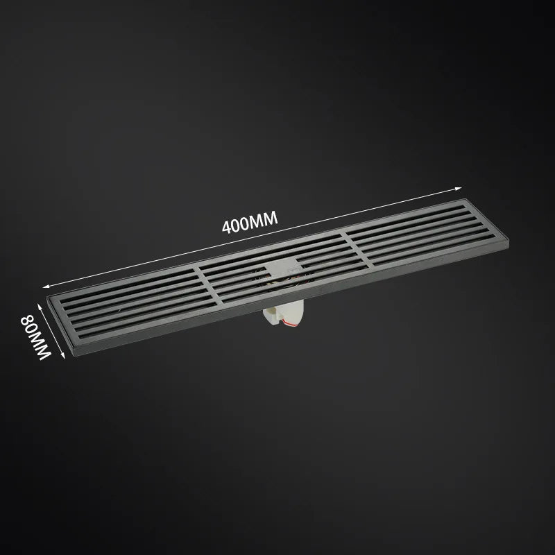 Customize 400MM 304 Stainless Steel Hidden Extended Floor Drain Anti-Odor Shower Drain Bathroom Accessories Drainer
