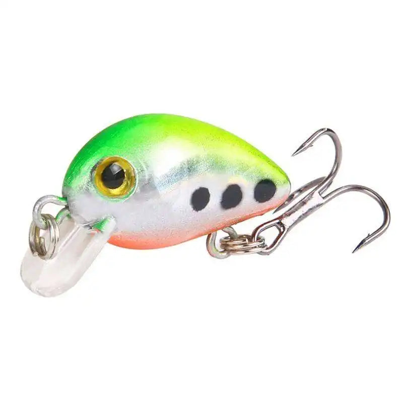 High Simulation 3D Eyes Artificial Hard Fishing Crank Baits Minnow Lure Hooks Durable ABS Material